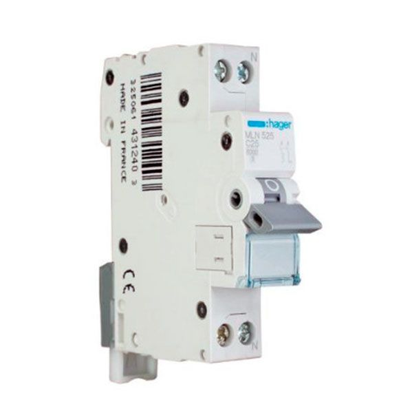 Вимикач автоматичний Hager MLN532, 1р+N/C 32А(MLN532)