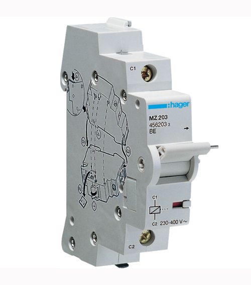 Расцепитель независимый 230В/415В 1М, MZ203 Hager(MZ203)