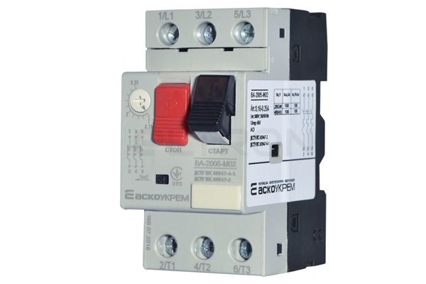 Вимикач автоматичний АсКо ВА-2005 М02 0,16-0,25 А(A0010050014)