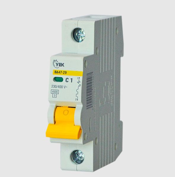 Вимикач автоматичний ВА47-29 1р/С1А 4,5кА УЕК(MVA20-1-001-C-U)