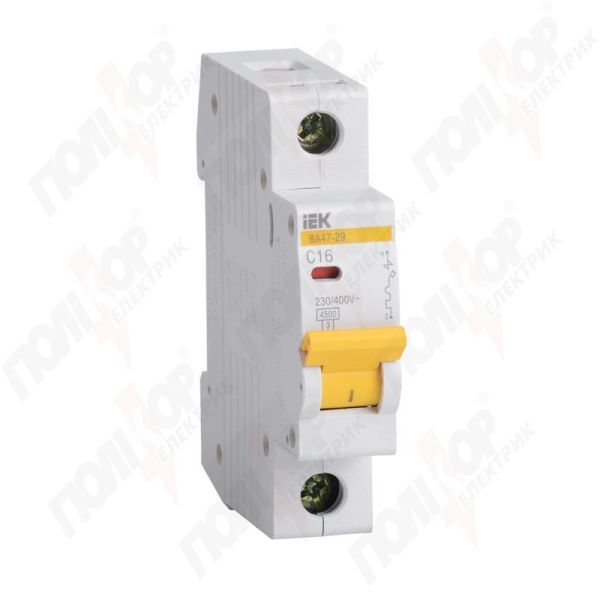 Вимикач автоматичний ІЕК ВА47-29 1р/С40А(MVA20-1-040-C)
