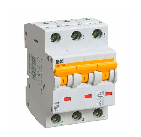 Вимикач автоматичний ІЕК ВА47-29 3р/B16А(MVA20-3-016-B)
