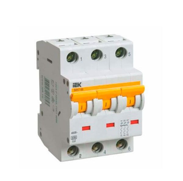 Вимикач автоматичний ВА47-29 3р/C16А 4,5кА УЕК(MVA20-3-016-C-U)