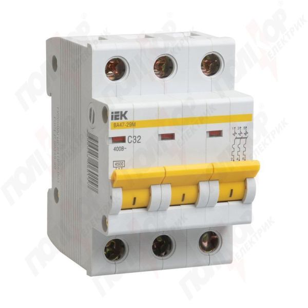 Выкл. авт. ВА47-29 3р/C20А(MVA20-3-020-C)