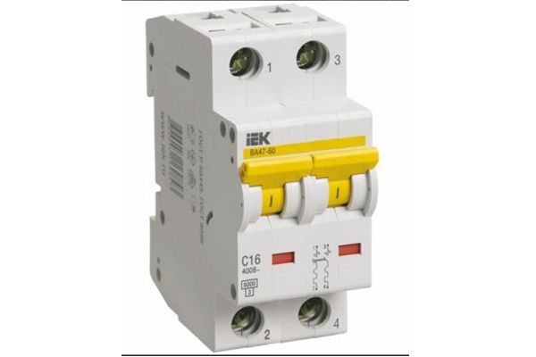 Вимикач автоматичний ВА 47-60 2р/С25 А 6кА(MVA41-2-025-C)