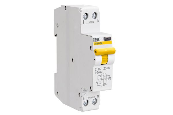 Диференційний автомат  АВДТ-32М 1р С16А/30мА(MAD32-5-016-C-30)