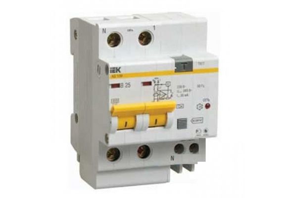 Диференційний автомат  АД-12М 2Р С50  30мА(MAD12-2-050-C-030)