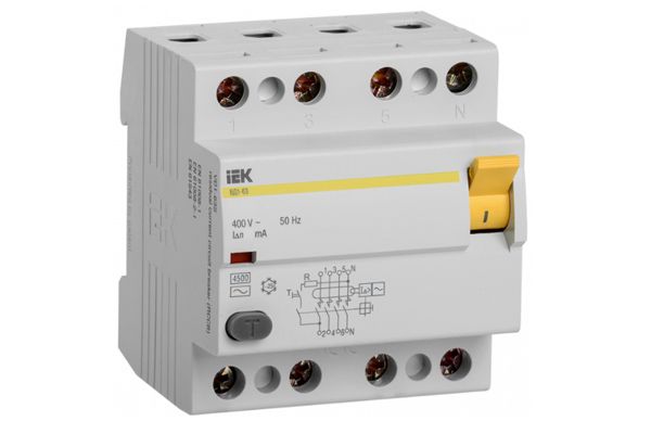 ПЗВ ВД1-63 4р 100А 30мА ІЕК(MDV10-4-100-030)