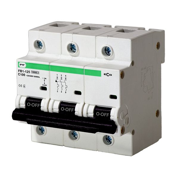 Вимикач автоматичний  FB1-125 3P С100A (10кА) серия ECO Промфактор(FB1C3100)