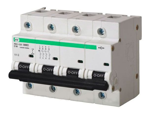 Вимикач автоматичний  FB1-125 4P С100A (10кА) серия ECO Промфактор(FB1C4100)