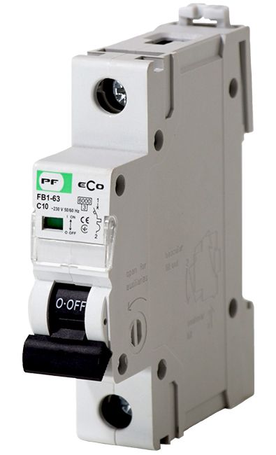 Вимикач автоматичний FB1-63 1P С10A (6кА) серия ECO Промфактор(FB1C1010)