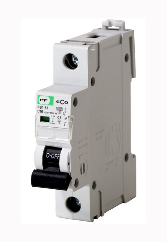 Вимикач автоматичний FB1-63 1P С16A (6кА) серія ECO Промфактор(FB1C1016)