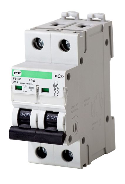 Вимикач автоматичний  FB1-63 2P С25A (6кА) серія ECO Промфактор(FB1C2025)