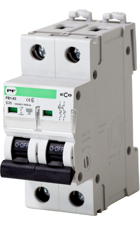 Вимикач автоматичний  FB1-63 2P С2A (6кА) серія ECO Промфактор(FB1C2002)