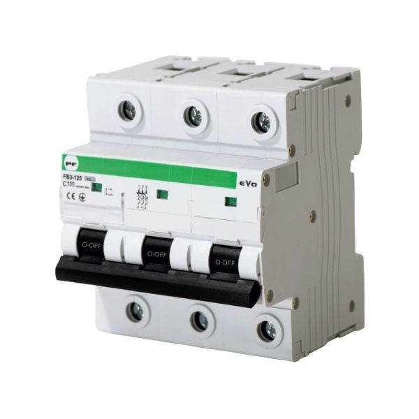 Вимикач автоматичний FB3-125 3P C100A (15кА) серія EVO Промфактор(FB3C3100)