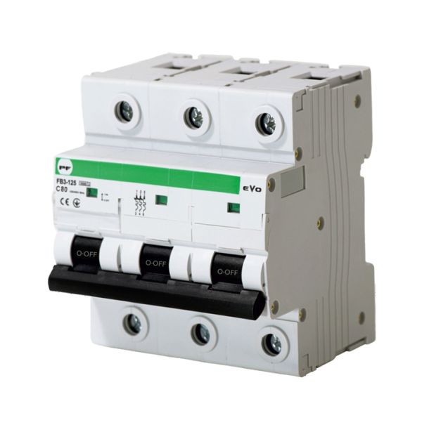 Вимикач автоматичний FB3-125 3P C80A (15кА) серія EVO Промфактор(FB3C3080)