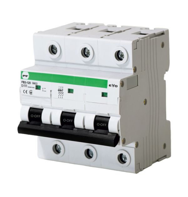 Вимикач автоматичний FB3-125 3P D100A (15кА) серія EVO Промфактор(FB3D3100)
