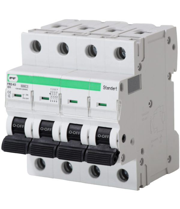 Вимикач автоматичний  FB2-63 4P С40A (6кА) серія STANDART Промфактор(FB2C4040)