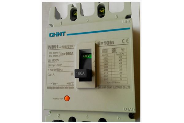 Автоматичний вимикач. NTM1-225S/3300 160A Ue=690V Icu=5kA TESLA(NTM1-225S/3300)