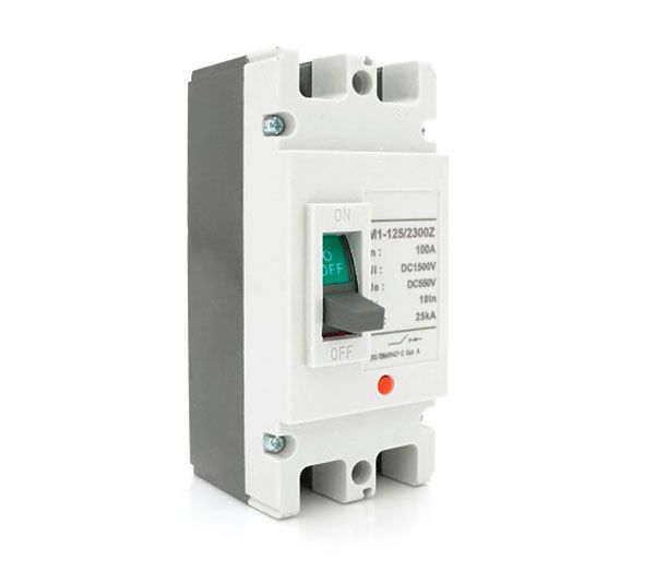 Вимикач автоматичний VOLTRONIC M1-125-2P DC 100А(33352)