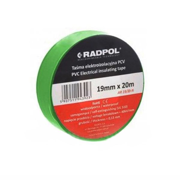 Ізострічка AR 19/20T зелена Radpol (Польща)(AR 19/20T)
