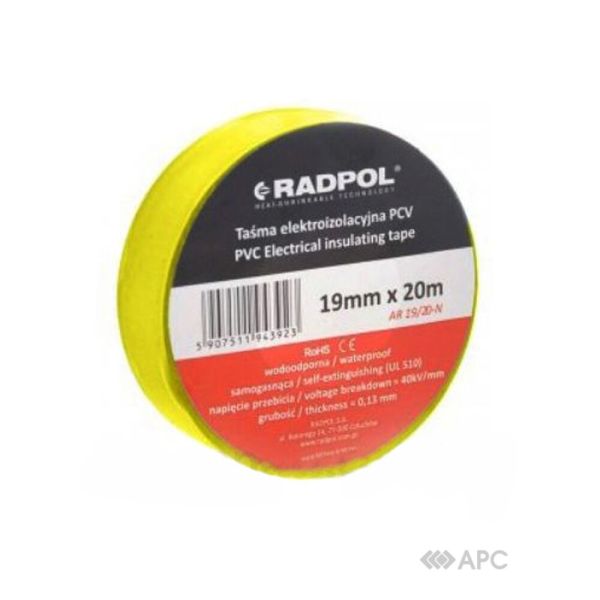 Ізострічка AR 19/20Z жовта Radpol (Польща)(19/20Z)