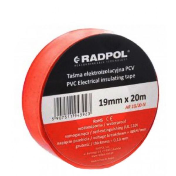Ізострічка AR 19/20К червона Radpol (Польща)(19/20К)