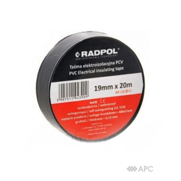 Ізострічка AR 19/20С чорна Radpol (Польща)(19/20С)
