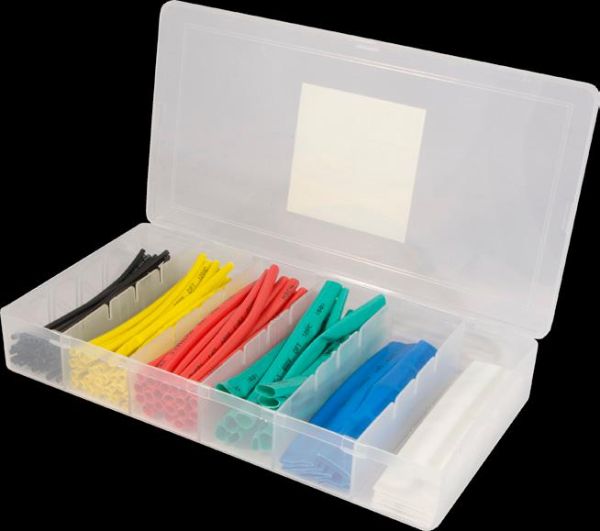 Набор трубок термоусадочных HST-100C цветной АсКо(A0150040118)