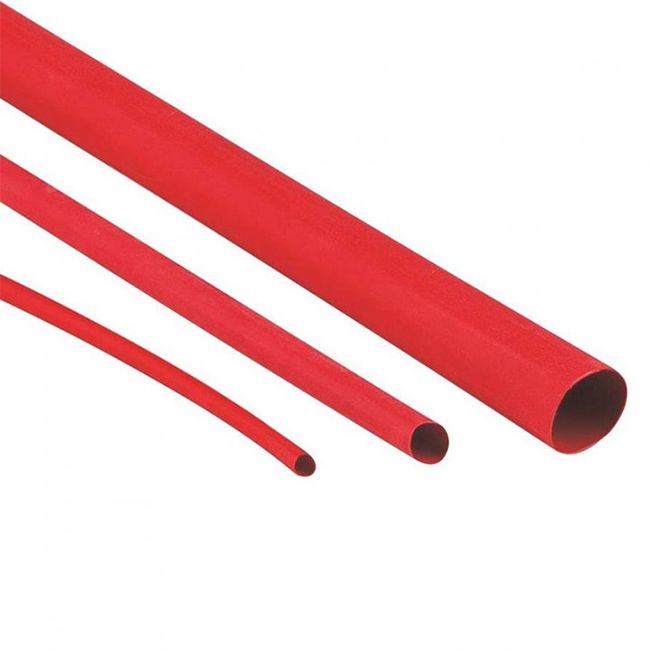 Трубка термоусаджувальна ТУТ 20/10, червона (1 метр) TAKEL(502572к)