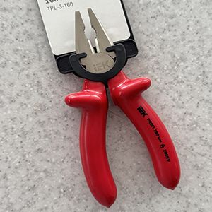 Плоскогубці комбінованіі д/е Profi 160 мм 1000В ІЕК(TPL-3-160)