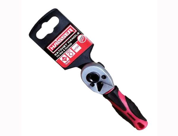 Ключ с трещоткой для бит и головок 1/4, 72 зуба HAISSER 70185(70185)