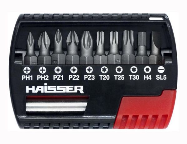Набор бит 11шт. HAISSER 2712720(2712720)