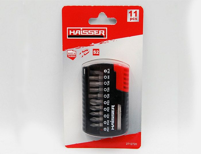 Набор бит 11шт. HAISSER 2712720(2712720)