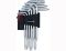 Набор Г-образных ключей TORX с отверстием 9 шт., Т10-50, S2 HAISSER 48114(48114)