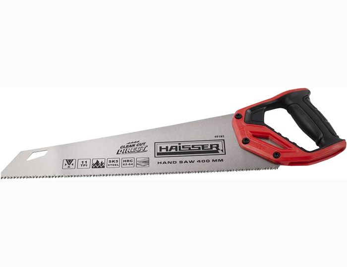 Ножовка по дереву 400мм, 11ТРІ, 3D, SK5 Direct HAISSER 40165(40165)