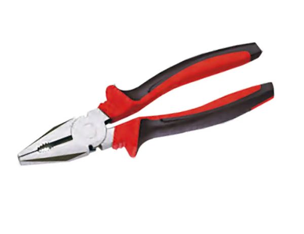 Плоскогубцы 180мм. шлифованные, двухкомпонентная ручка HAISSER 411168(41168)