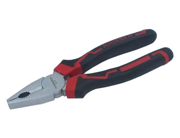 Плоскогубцы 200мм. перл-никель с пласт. карт. HAISSER 41127(41127)
