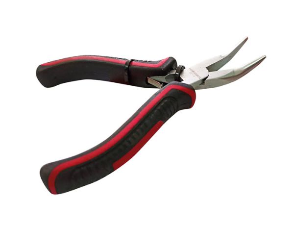 Плоскогубцы мини изогнутые 127мм. перл-никель HAISSER 41162(41162)