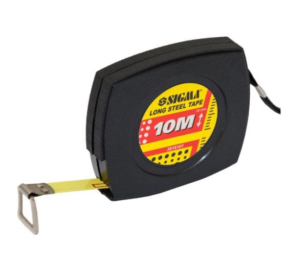 Рулетка SIGMA стальна лента 10м*10мм 3816101(3816101)