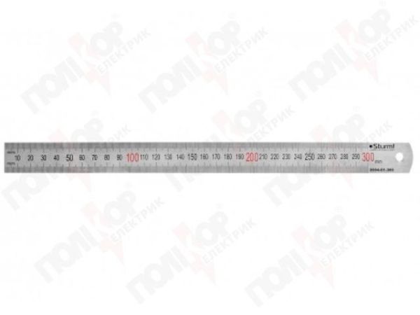 Линейка метал. STURMAX 300 мм 2040М-01-300(2040М-01-300)