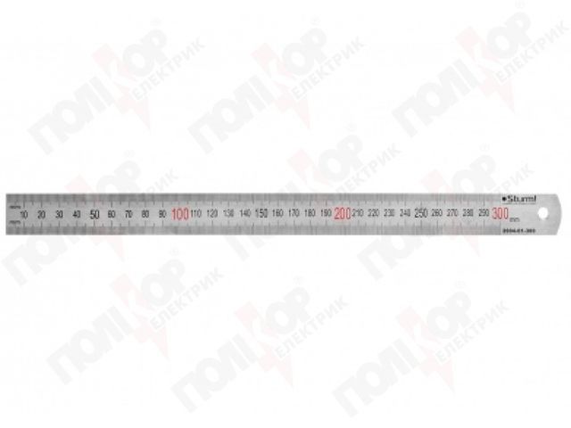 Линейка метал. STURMAX 300 мм 2040М-01-300(2040М-01-300)