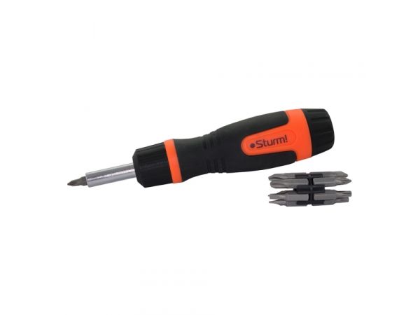 Отвертка с трещоткой 12 в 1 STURM 1261001(1261001)