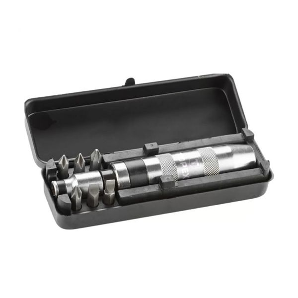 Викрутка ударна + набір біт (6 шт.) 39D556 TOPEX(39D556)