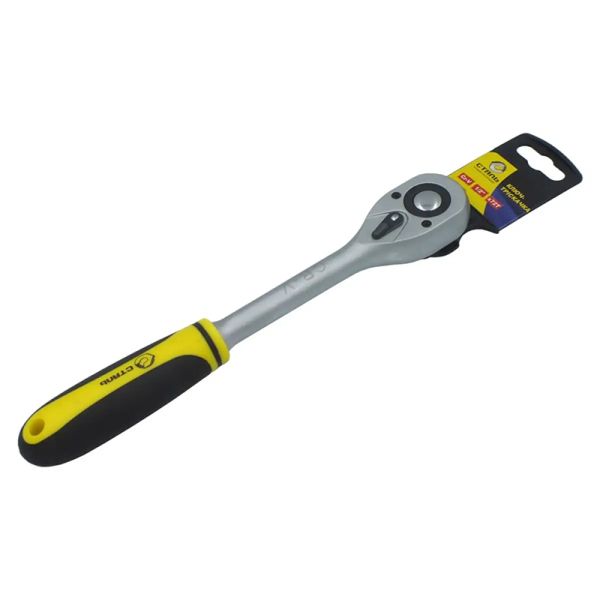 Ключ-тріскачка 1/4, 72 зуба, СТАЛЬ 70031(70031)