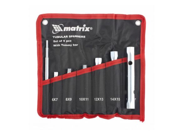 Набор ключей трубчатых торцевых, 7 шт.(8-17мм), МТХ, 137199(137199)