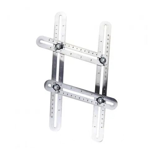 Линейка-шаблон из нержавеющей стали, 220х120 мм S-line 15-597(15-597)