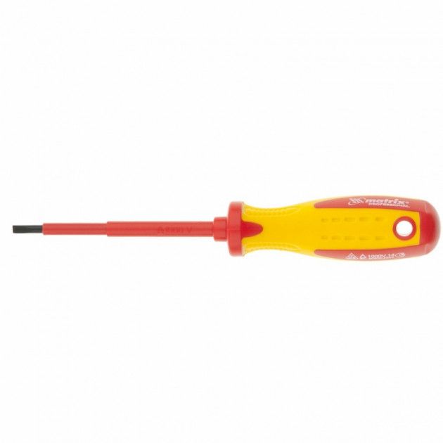 Отвертка MTX PROFESSIONAL Insulated д/э Ph0 x 75 мм, CrMo, до 1000 В, двокомп. рукоятка 129249(129249)