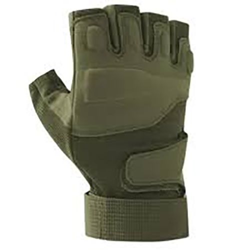 Перчатки 34026 полупалые  SKINARMOR тактические, зеленые, р. L(34026)