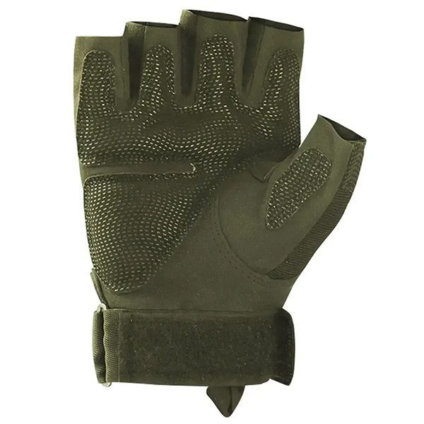 Перчатки 34028 полупалые SKINARMOR тактические, зеленые, р. L(34028)